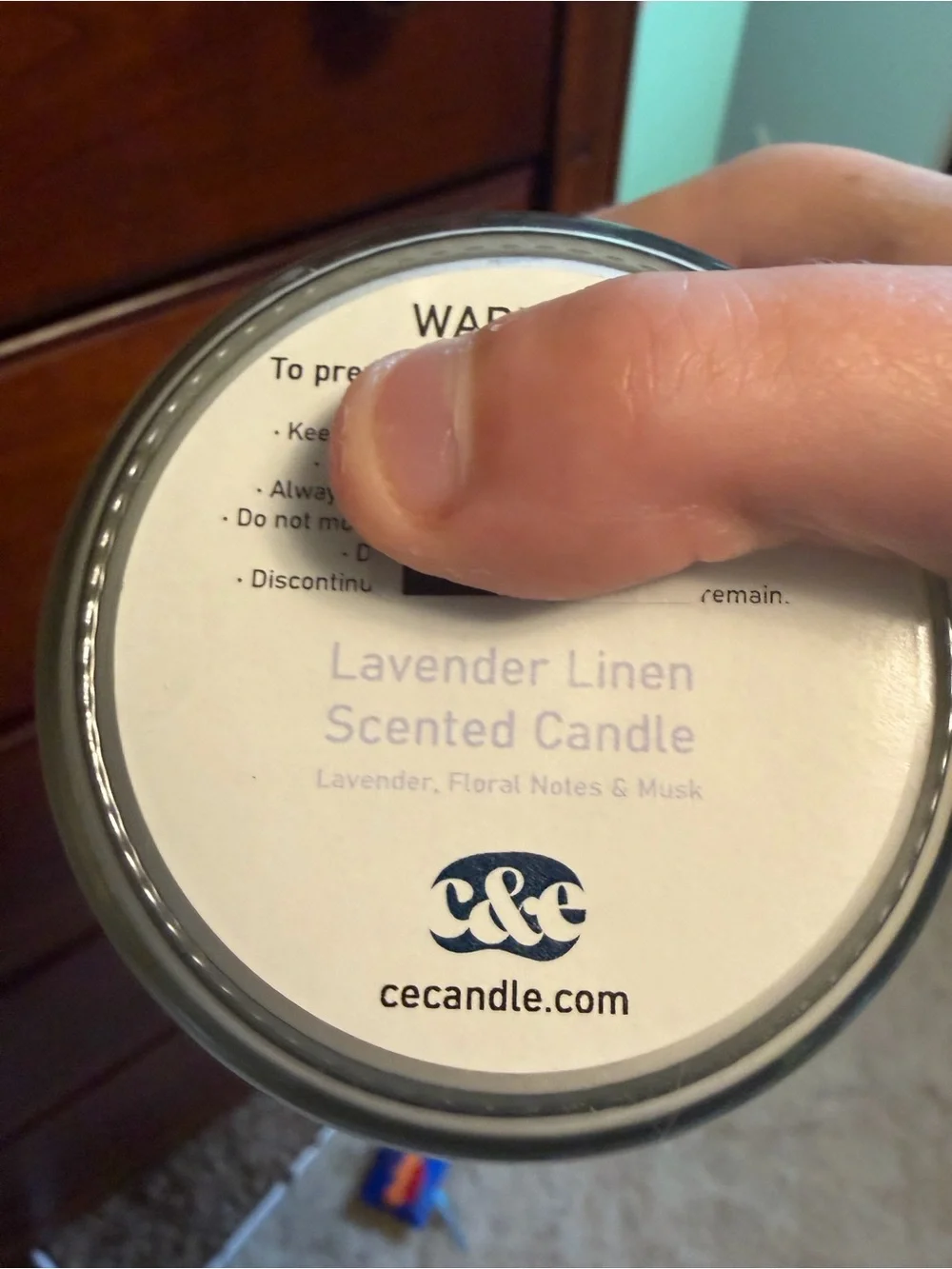 Taylor Swift Inspired Lavender Candle